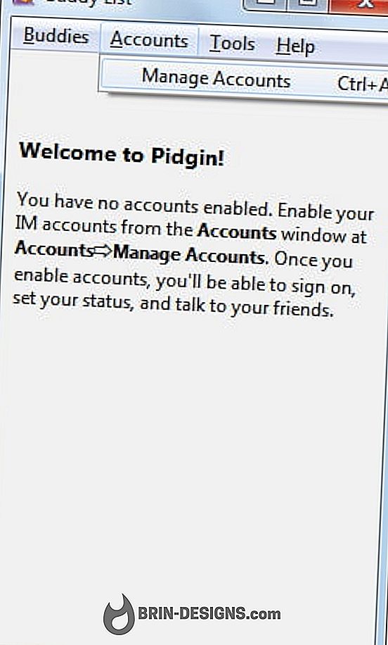 Pidgin - Aggiunta di un account