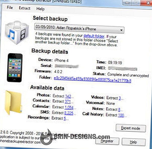iPhone Backup Extractor - Lấy thông tin từ iTunes