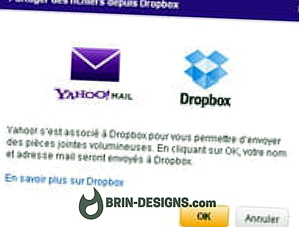 Yahoo Mail mengintegrasikan Dropbox: tiada batasan untuk menghantar lampiran besar